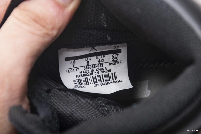 Gray OG  Retro High Air 1 Shadow Black Jordan 555088-013 1229